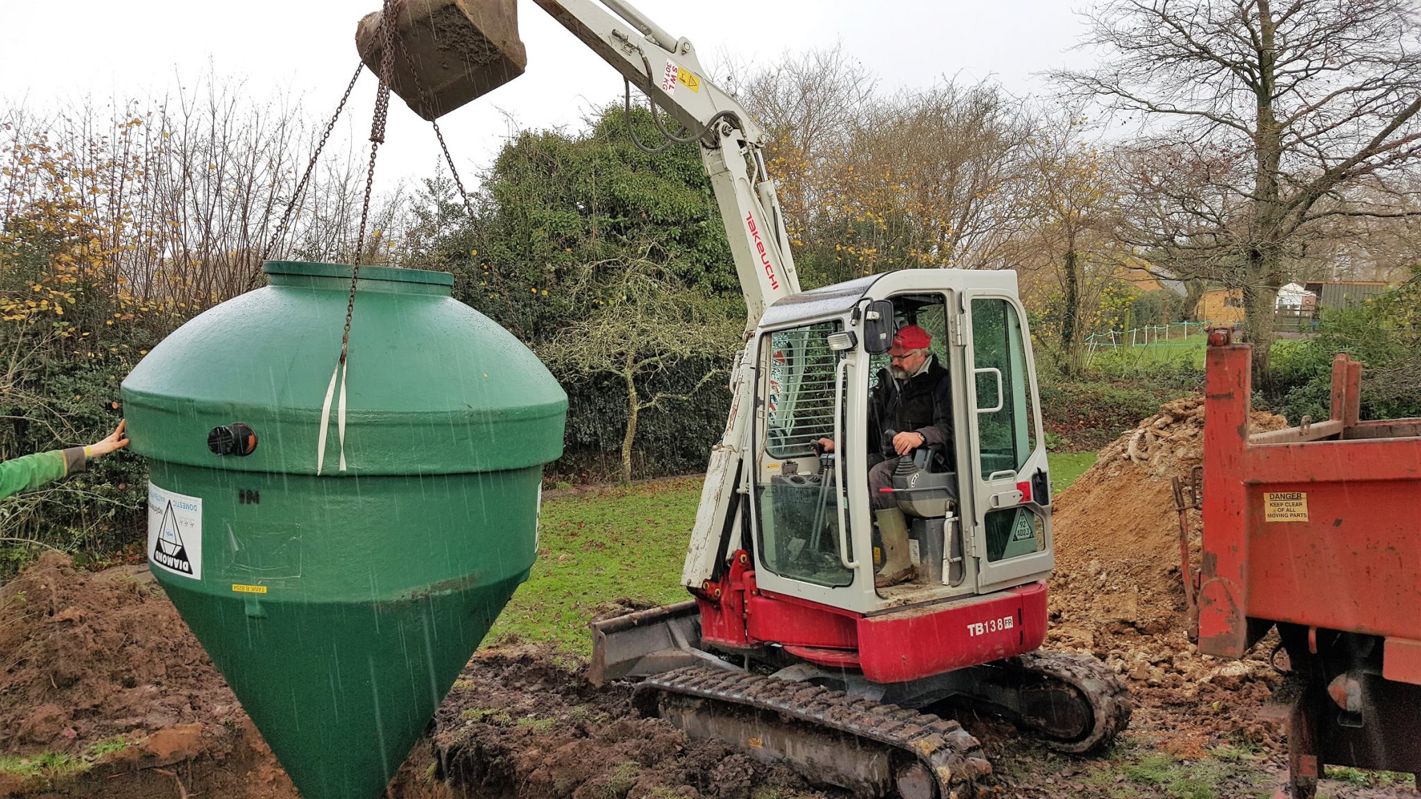 Cesspit And Treatment Plant Installation